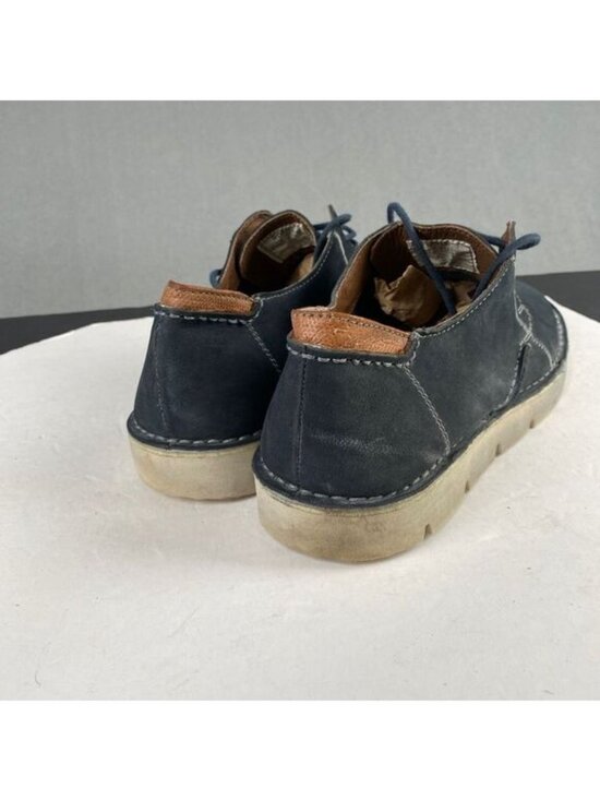 Roan Bed Stu Mens 10.5 Heaton Sneaker Shoe Distressed Navy Leather Casual LaceUp main image 11